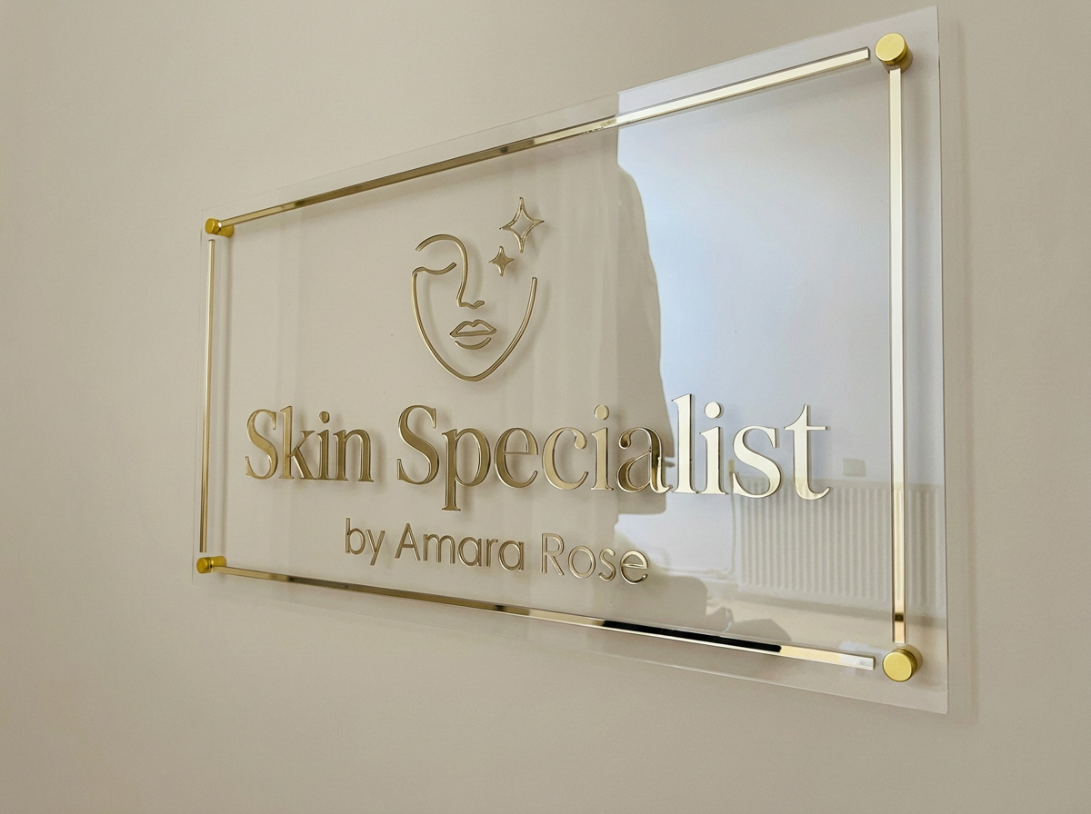 Individuelle 3D-Wandplakette